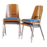 4 chaises BAUMANN modèle MANHATTAN