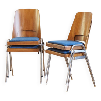 4 chaises BAUMANN modèle MANHATTAN