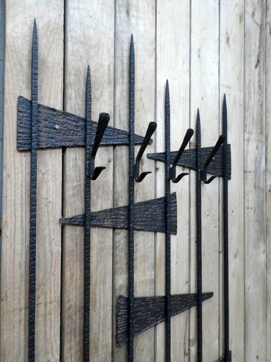 brutalist coat rack, 1970