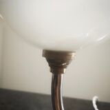 Lampe de table globes opaline période art déco 1930