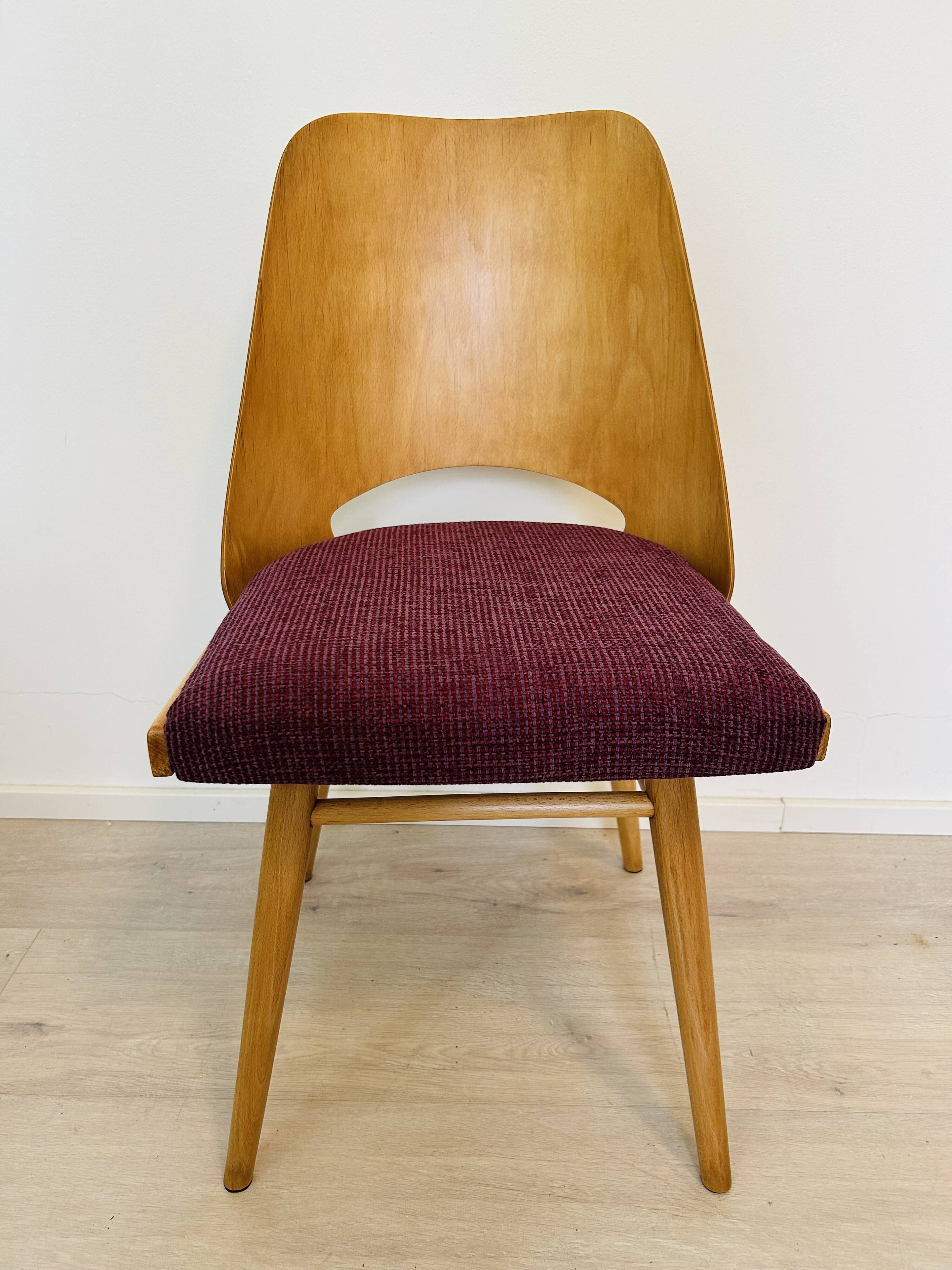 Vintage Chair by Radomir Hofman for TON, Model 514 from Czechoslovakia 1960’s