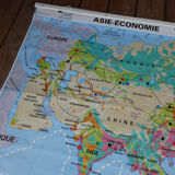 School map poster vintage of Asia Edition MDI