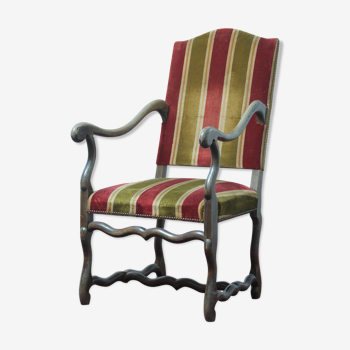 Louis XIII walnut sheep bone style chair
