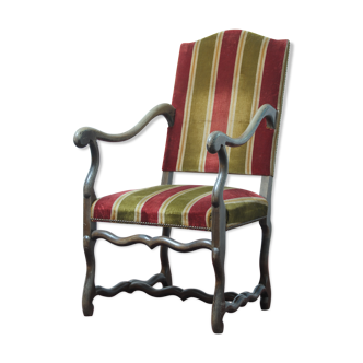 Louis XIII walnut sheep bone style chair