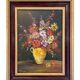 Old painting - Flowers in a yellow pitcher