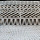 Vintage rattan sofa