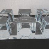 Vintage crystal plate warmer