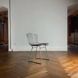 Wire chair by Hardy Bertoia Knoll vintage 70s