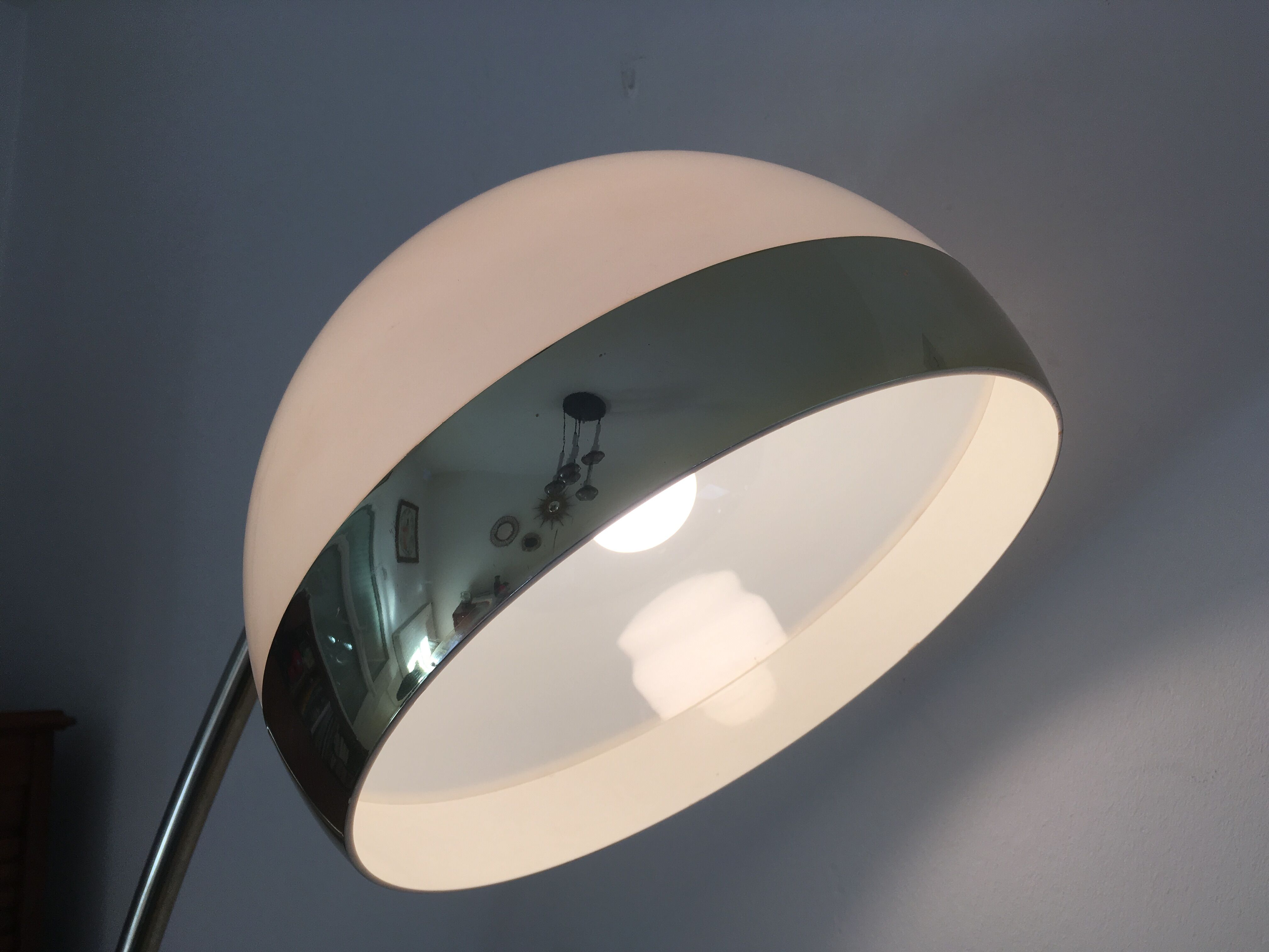 Lampadaire arc télescopique vintage années 70