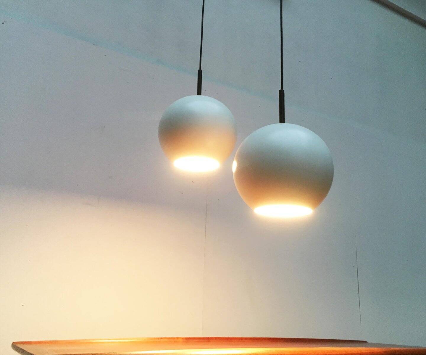 Suspensions allemandes Space Age de Staff, lot de 2