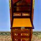 Secretary Napoleon in rosewood, violet wood and gilded bronzes.