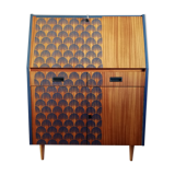 Writing desk 60s blue night