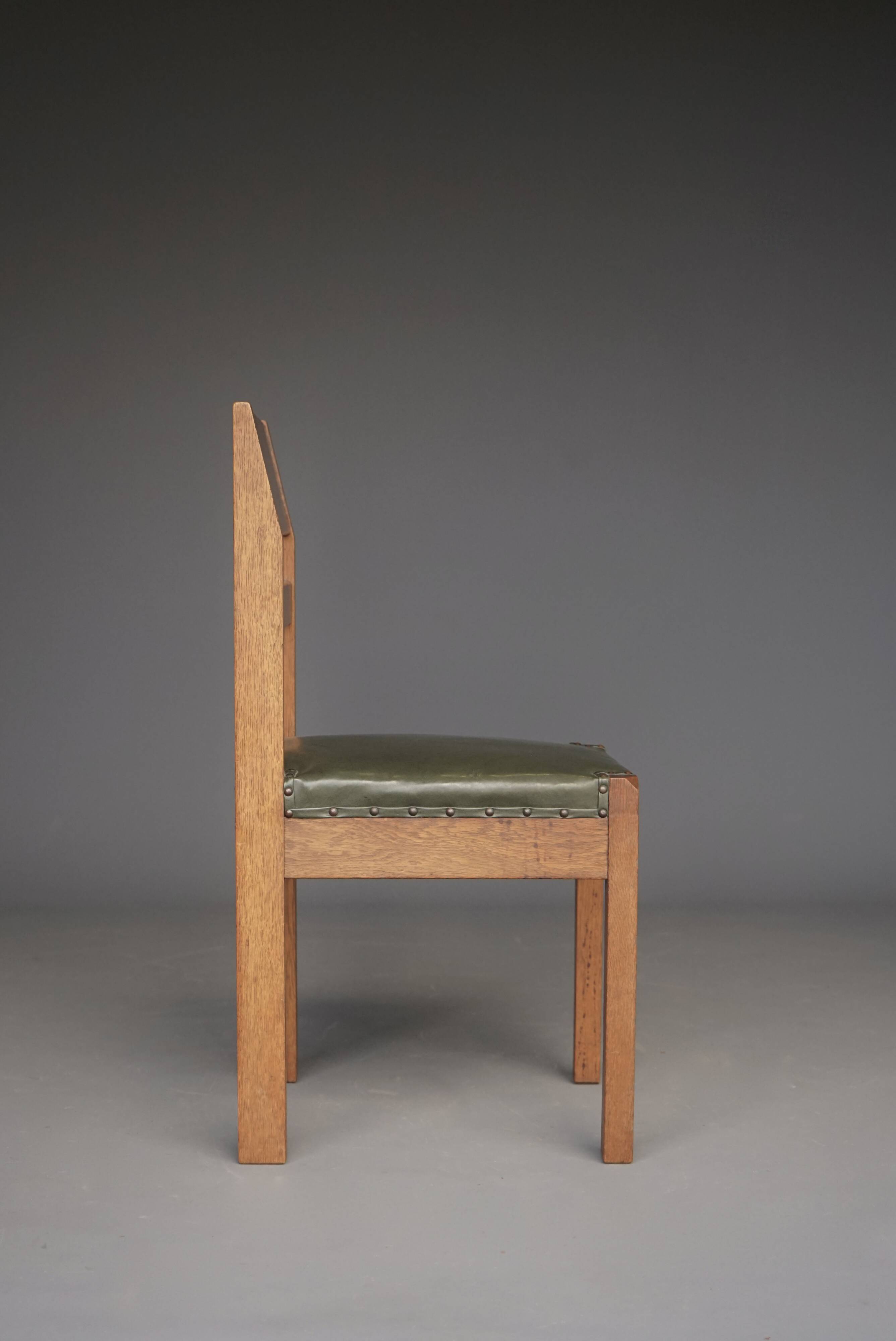 Modernist Side Chairs by Piet Klaarhamer, 1917, Set of 2