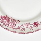 Plat en faïence Royal Boch modèle Sorbier, 27 cm de diamètre