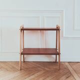 Renovated vintage Scandinavian style modernist shelf, 1960s.