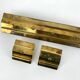 3 Scandinavian brass candlesticks, Pierre Forssell, Skultuna, Sweden, 1960s