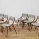 Ski Jumper Chairs from Zamojska, Poland, 1970s, Set of 6