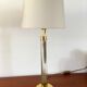 2 70s vintage Plexiglas lamps