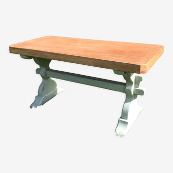 Coffee table chalet style solid oak