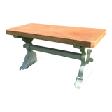 Coffee table chalet style solid oak