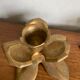 Pair of vintage brass candle holders