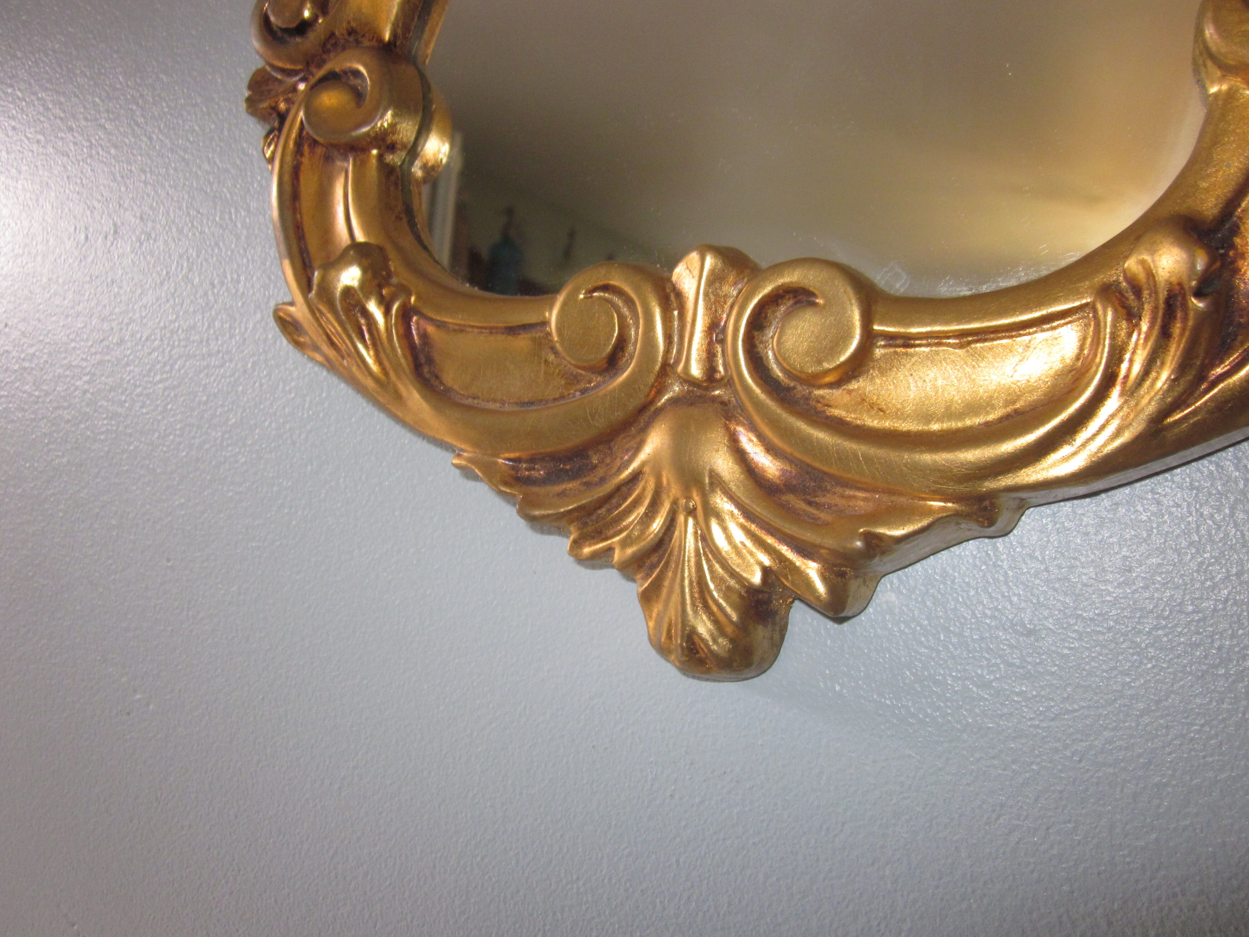 Gilded mirror