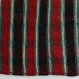 7x10 Kilim Red & Green Striped  Kilim Rug, 202x312Cm