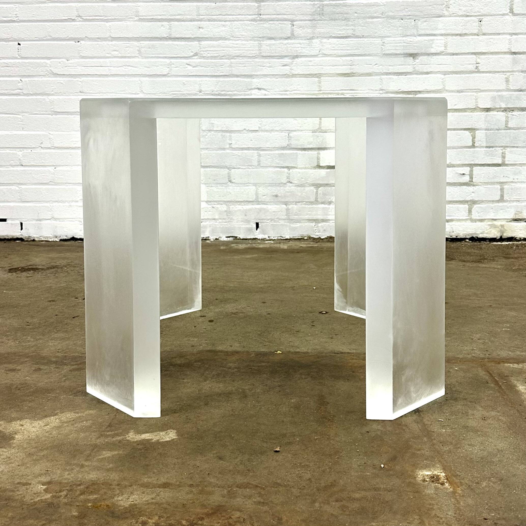 Vintage acrylic coffee table / side table