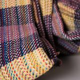 Khadi blanket, hand-woven in recycled wool by Storie