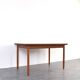 Table à manger extensible en teck danois des années 1960.