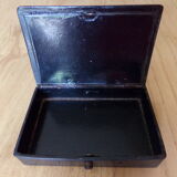 Old boiled cardboard box