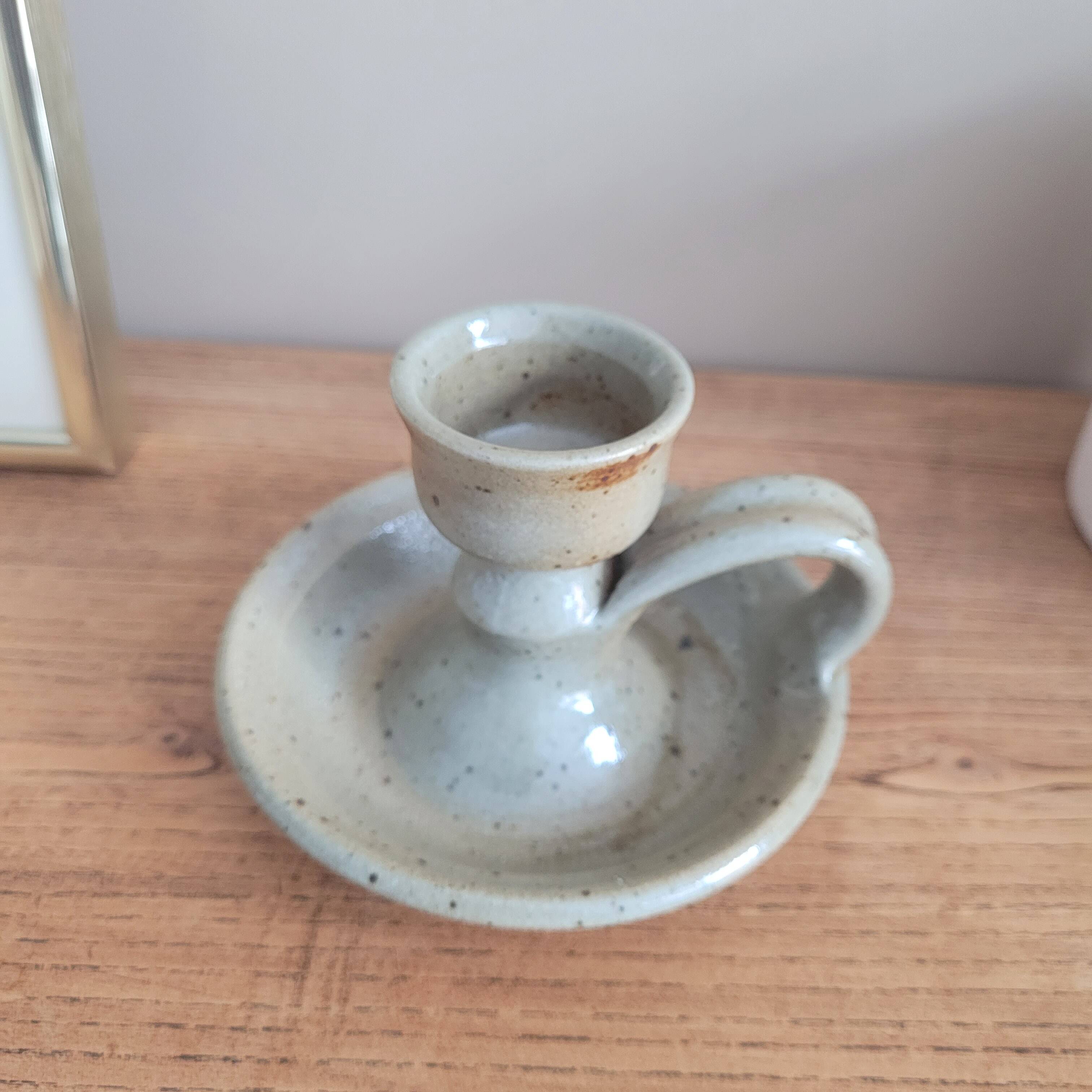 La Redoute x Selency ceramic candle holder 18 beige