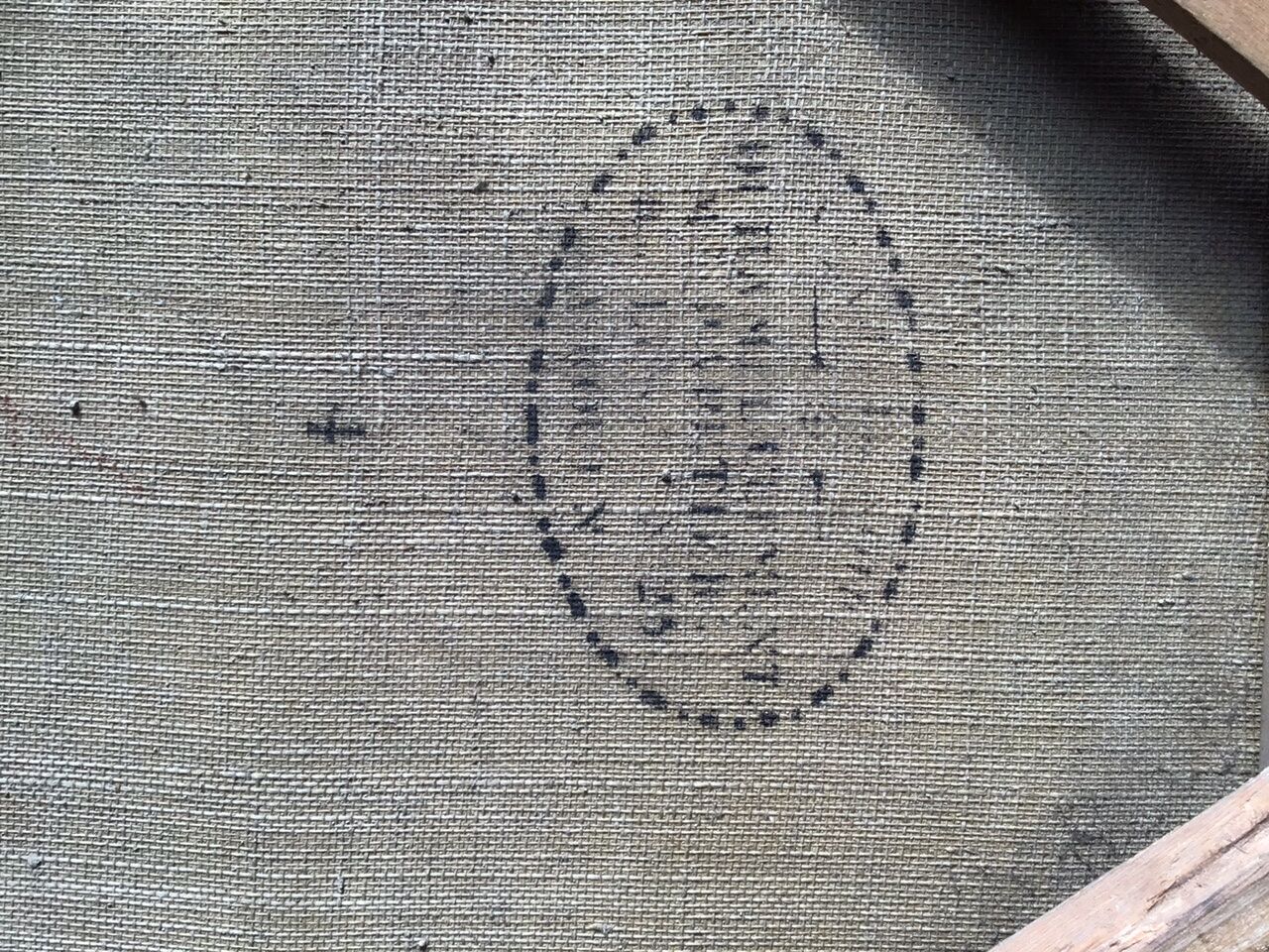 Landscape, oil on canvas, 19th Century