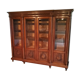 Late nineteenth century Louis XVI style library in walnut