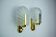 Pair of "leaf" wall lights by Carl Fagerlund, Murano glass, Germany, 1970