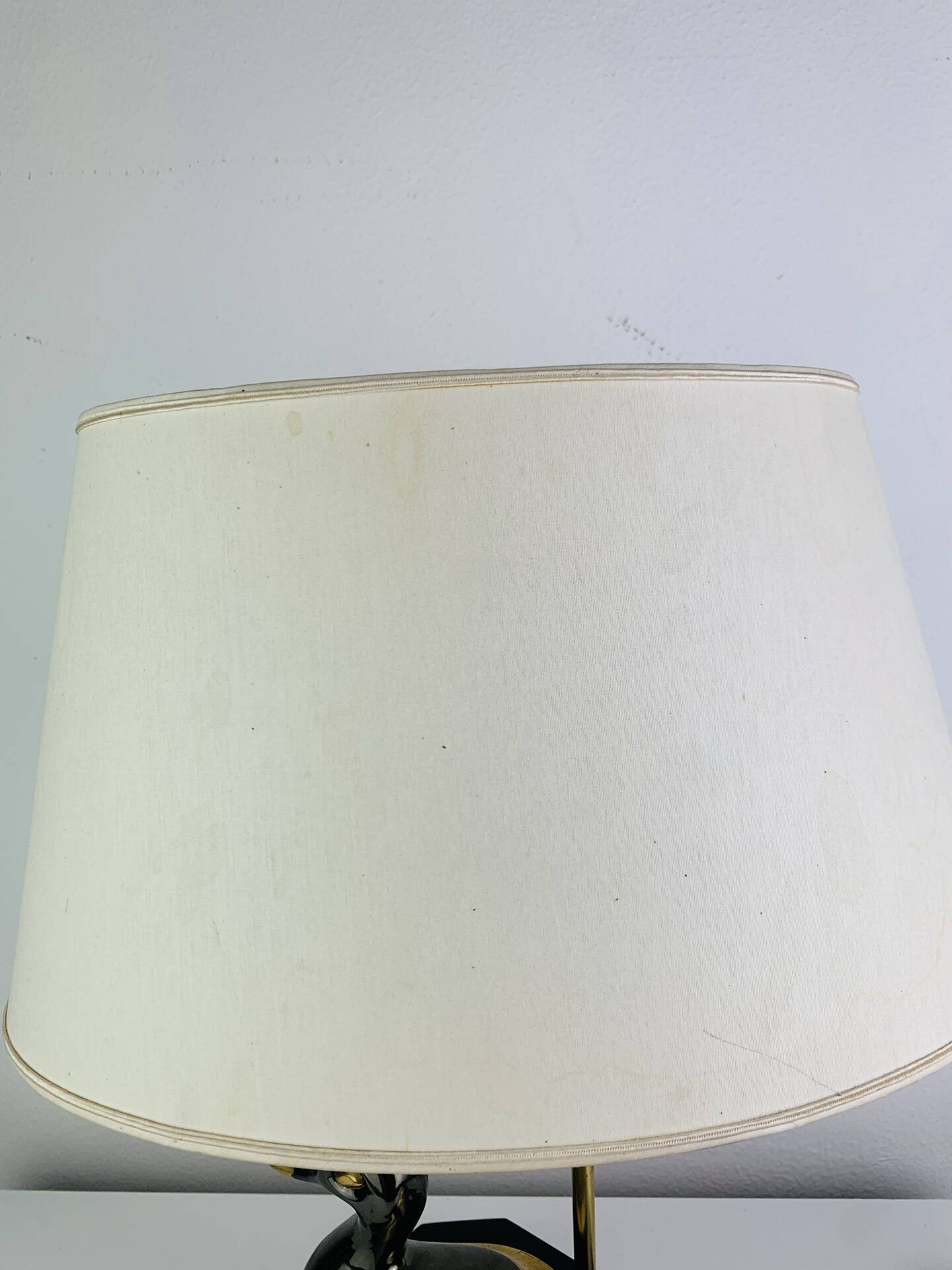 Lampe canard en laiton vintage