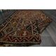1970s Vintage Turkish Oushak Handmade Wool Cotton Brown Area Rug 144x260