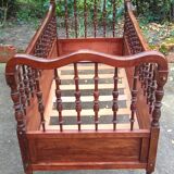 Vintage cherry wood bed