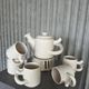 Ove Pollas Ceramic Tea Set — Pollas Design, Denmark, 1970s
