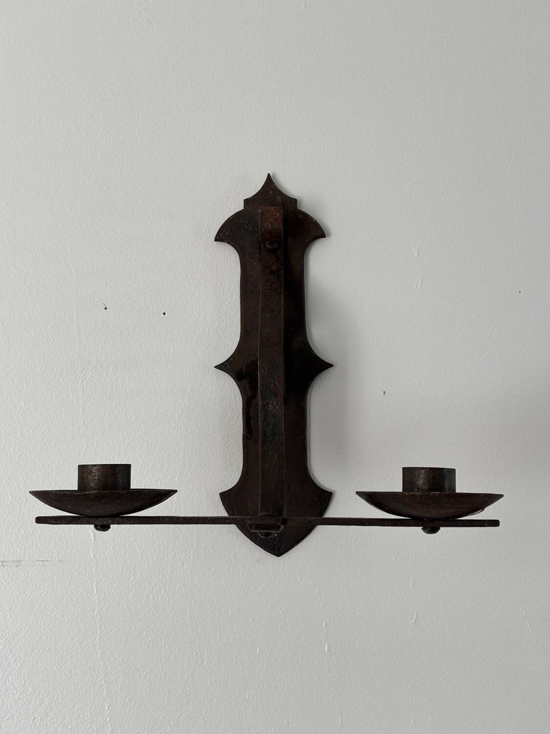 1950s wrought iron wall light