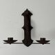 1950s wrought iron wall light