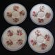 Epiag porcelain coffee cups Czechoslovakia floral decor