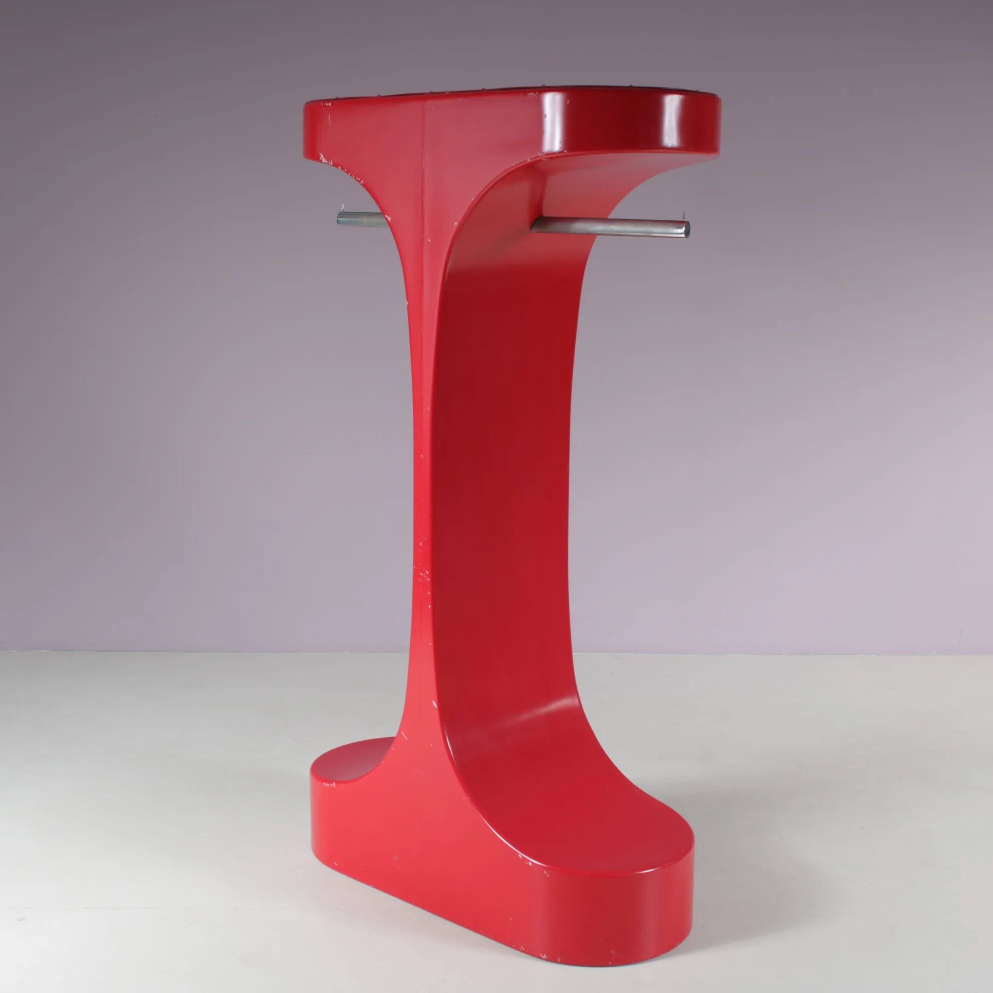 Porte-manteau des années 1970 par Valerique Douebrovinskes pour Intexal-Rodier, France