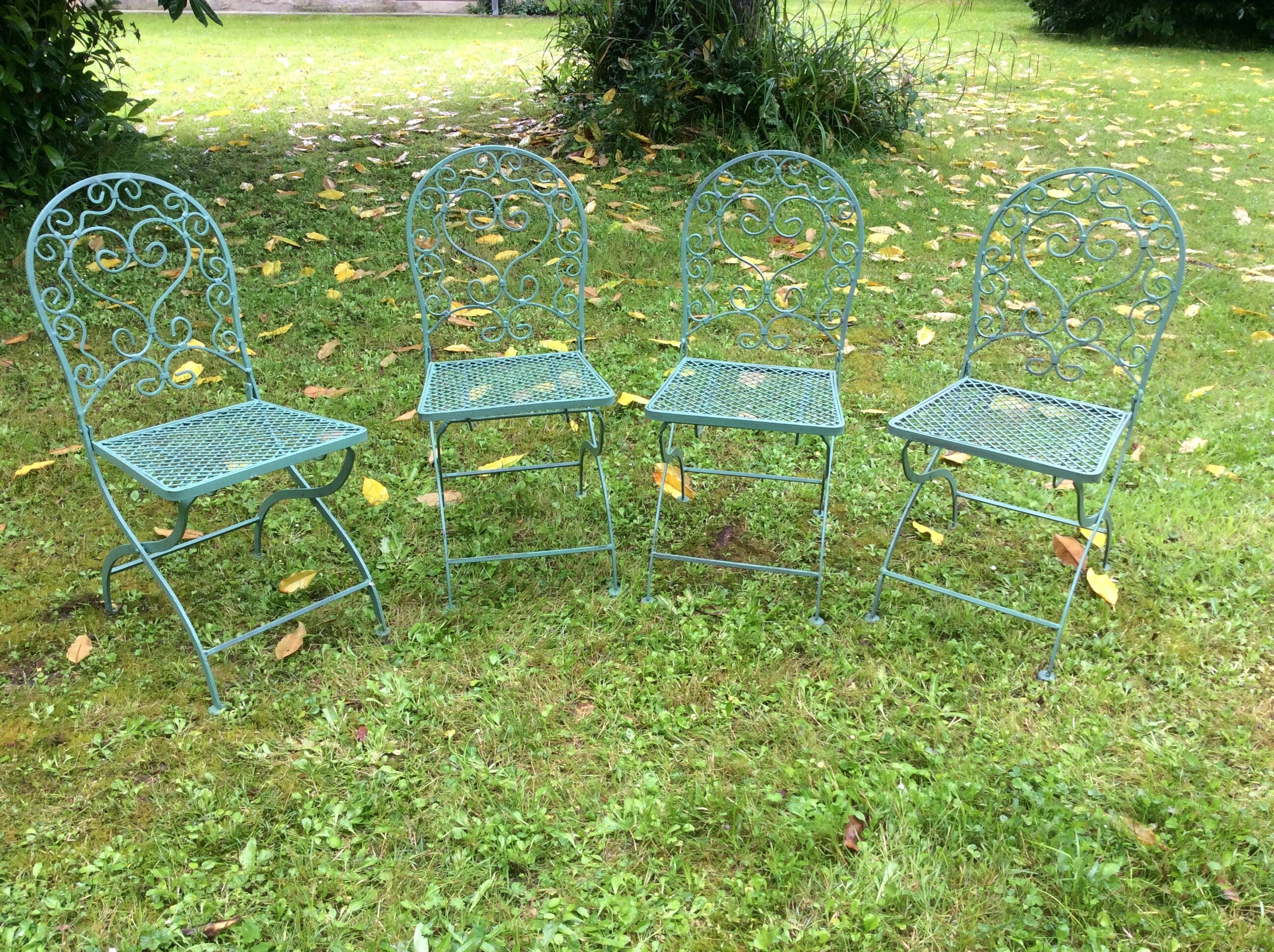 Garden chairs, folding