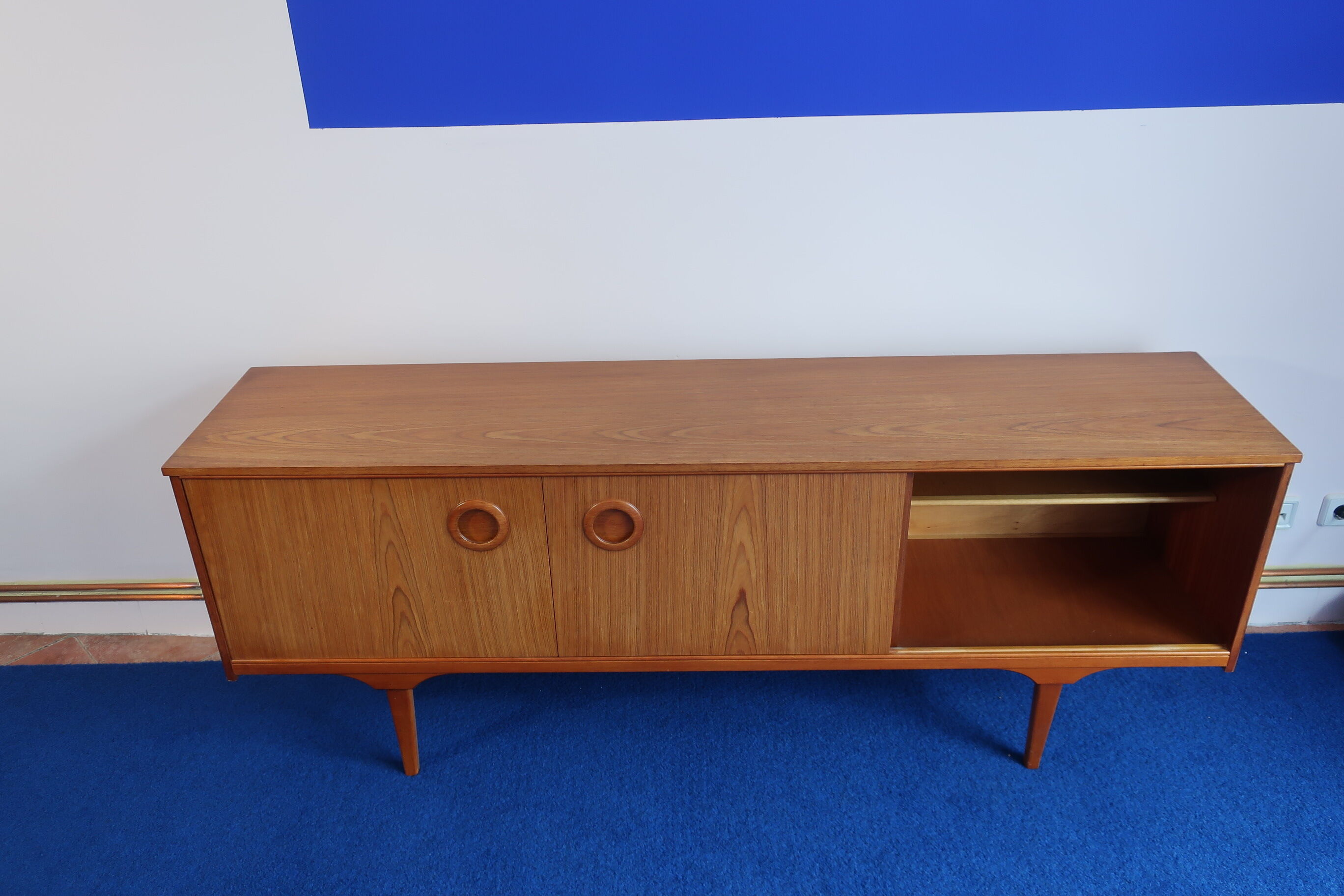 Light oak sideboard of the 60s