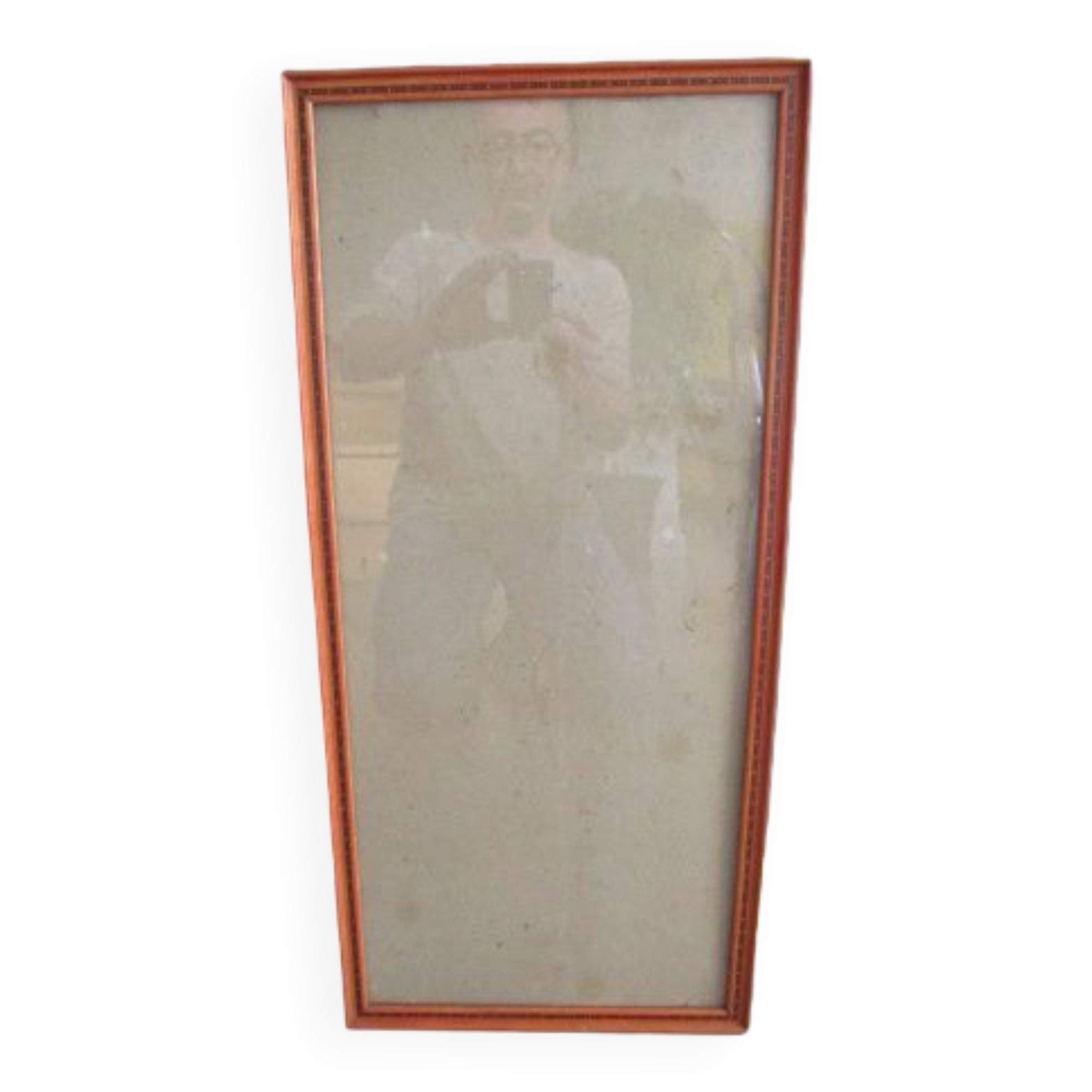 Fine old frame in inlaid wood