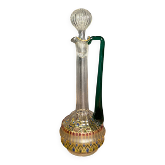 Carafe in tinted glass Murano Venice