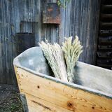 Baignoire bois et zinc