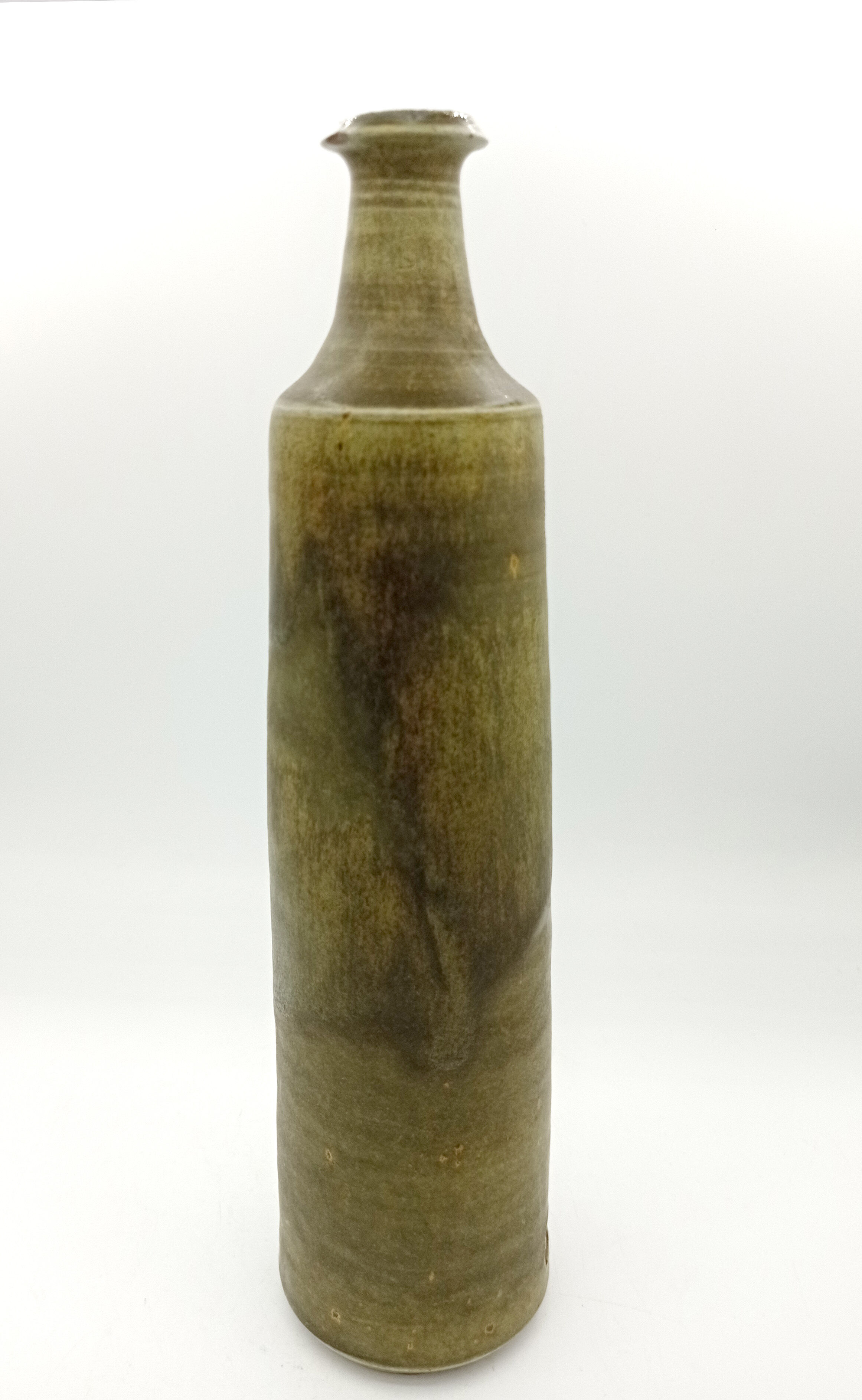 Vase en grès signé Puisaye