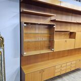 Modular teak shelf / germany / 1970s / cadovius style / kai kristiansen